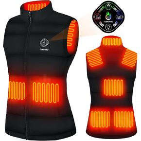 Heated Vest for Women, Smart Heated Jacket, Lights-out Design, Battery Pack Not Included