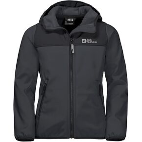 جاكيت Jack Wolfskin للأولاد Fourwinds ملابس خارجية للأطفال، Phantom 6352، مقاس كبير US in Kuwait
