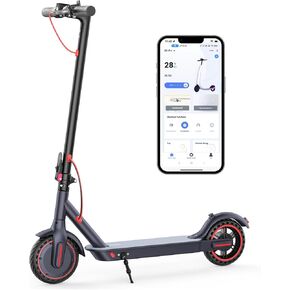 E Scooter for Adults 19-22 MPH 350/500W Motor 281/441Wh Battery,8.5"/10" Tires,Motorized Scooter Up to 22 Miles Range, Foldable Scooter with Double Shock Absorption/Bearing 265 LBS/APP Control