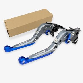 CNC Folding Brake Clutch Levers Replacement for GSX1300R Hayabusa GSX 1300R 2008-2020 (Black 'Black)