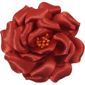 Camellia Flower Brooches and Pins for Women | Hat Pins for Women Flower Brooches for Women | Hair Pins for Women | Flower Pins for Clothes | Flower Hair Clips for Women | Lapel Pins for Women