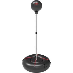 Punching Bag with Stand for Adults and Teens, Height Adjustable, Speed Bags for Boxing with Hand Pump and 4 Elastic Cords, Boxing Punching Bag for Training, Stress Relief and Fitness