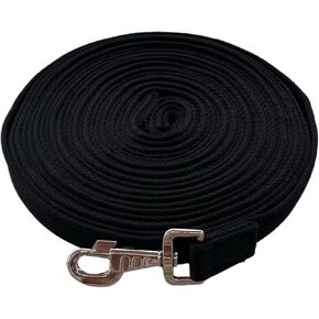 Horse Training Lunge Line with Alloy Trigger Buckle for Accurate Equestrian Training of 32.8 ft(10 Meters)-Black in Kuwait