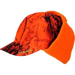 Gamehide Fleece Lined Waterproof Deer Hunting Hat with Drop Down Ear Flaps