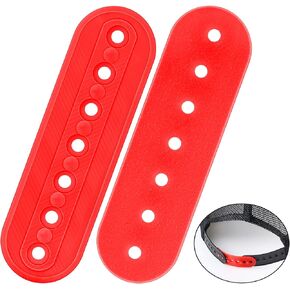 Feekoon 2 Pack Hat Extender, 3D Printed Hat Size Extension Accessories, Holes Adjustable Cap Half Size Extender