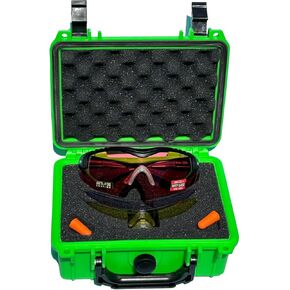 SSP Eyewear Methow Shooting Glasses Kit, Includes 3 Lenses, Hard case, Microfiber Pouch, and Glasses Frame Purple