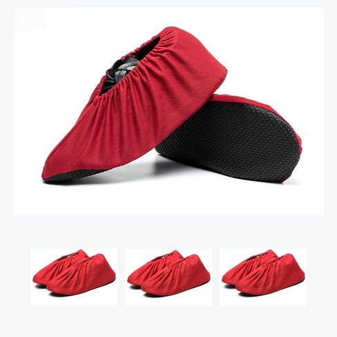 3 Pairs Non Slip Reusable Shoe Covers Breathable Full Sizes Unisex Mesh Washable Boot Covers Durable Dustproof Booties Cover For Contractor Laboratory in Saudi Arabia
