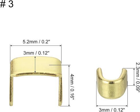uxcell #5 Zipper Slider Retainers Kit, 20Pcs Bottom Stops & 40Pcs Top Stops for Bags Coats Jackets Closed-end Zippers Replacing, Black in Saudi Arabia