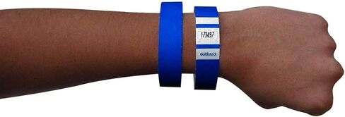 Event Wristbands Select Series Vibrant Aqua Blue 2,000 Count | ¾" Arm Bands | Paper-Like Party Armbands | Wrist Bands in Saudi Arabia