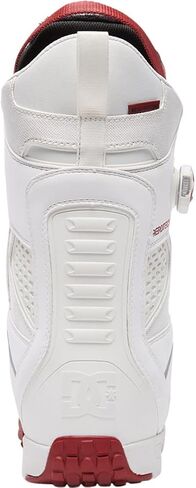 حذاء DC X Howl Phantom BOA للرجال على الجليد باللون الأبيض/الأحمر 10 in Kuwait