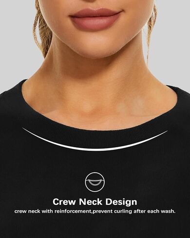 WOWENY Thermal Shirts for Women Base Layer Soft Fleece Lined Long Sleeve Top Thermal Underwear Winter Cold Weather in Kuwait