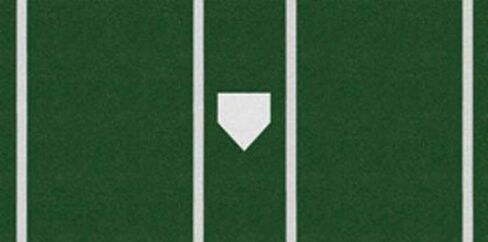 بساط لوحة منزلية لعشب البيسبول من تريجون سبورتس برو، مقاس 15.24 سم × 30.48 سم، أخضر in Kuwait