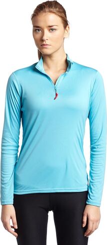 Hot Chillys Women's Peach Zip-T Base Layer Top in Kuwait