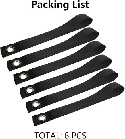 6 قطع من الأشرطة الحلقية للغطاء، نقاط مرساة، أشرطة حلقة سريعة، أشرطة مرساة لأغطية السيارات، مثالية لسحب الزورق أو قوارب الكاياك على الشاحنة، وسيارات الدفع الرباعي، والسيارة in Kuwait