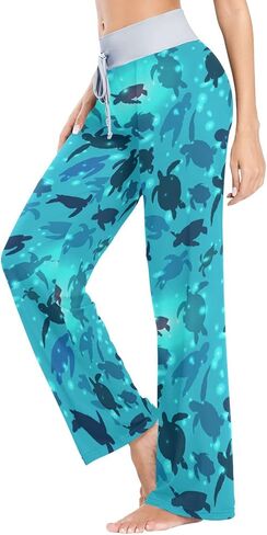 Aflyko Women Pajama Pants Sleepwear Pants Pjs in Kuwait