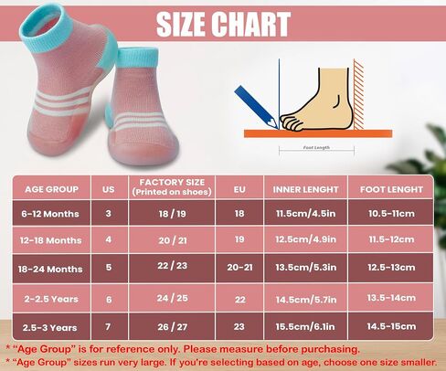 Dookeh Baby Shoes Boys Girls First Walking Shoes Non Slip Soft Sole Sneakers Toddler Infant Babygirl Sock Shoes in Kuwait