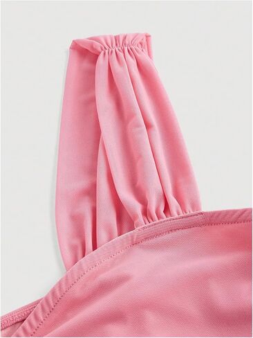 MakeMeChic Women's Plus Size Ruched Bustier Corset Wide Strap Sleeveless Camisole Sweetheart Crop Camisole Top in Saudi Arabia