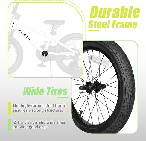 BMX Style Kids Bike for 2-8 Years Old Boys Girls Toddlers 12 14 16 Inches Bicycle with Training Wheels Coaster Brake, Multiple Color in Saudi Arabia