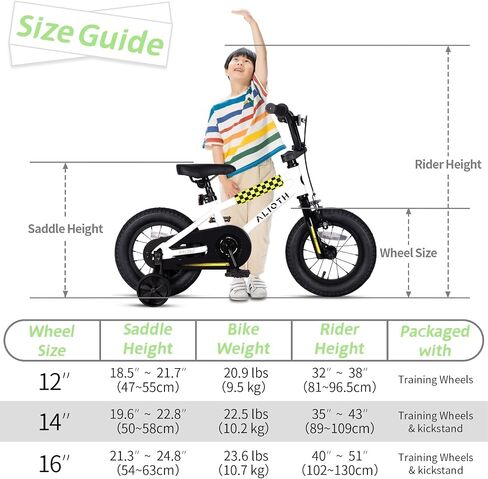 BMX Style Kids Bike for 2-8 Years Old Boys Girls Toddlers 12 14 16 Inches Bicycle with Training Wheels Coaster Brake, Multiple Color in Saudi Arabia