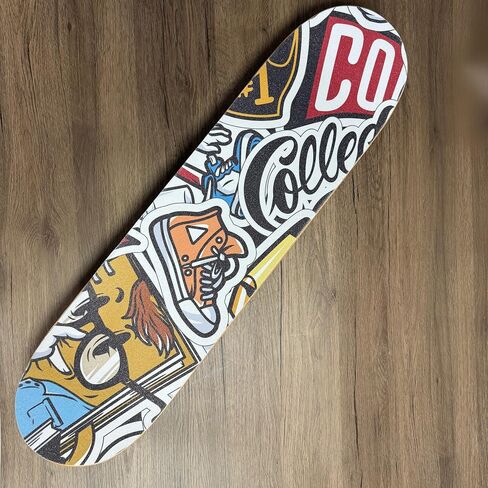 Skateboard Grip Tape, Black Griptape Sheet 9 x 33 Inch, Non Slip Bubble Free Skateboard Sandpaper, Scooter Grip Tape (Book) in Saudi Arabia