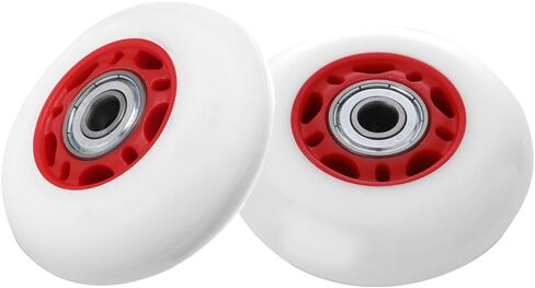 KAMIER Ripstick 68mm x 24mm Wheel Replacement for Razor 360 PowerRider RipRider FlashRider Caster Trike RipStik Ripster Ripsurf Kids Mini CasterBoard Skateboarded Scooter Wheels Parts Black (Set of 2) in Saudi Arabia