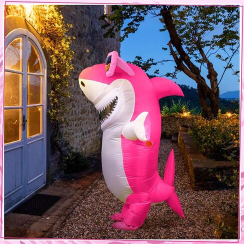 Foaincore Inflatable Shark Costumes for Adults Halloween Costumes Shark Air Blow up Fancy Costume for Cosplay Part in Saudi Arabia