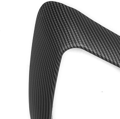 for Tesla Model Y Front Fog Light Trim Cover Fog Lamp Frame Blade Trim Eyebrow Spoiler for Tesla Model Y 2019 2020 2021 2022 2023 (ABS Glossy Carbon Fiber) in Saudi Arabia