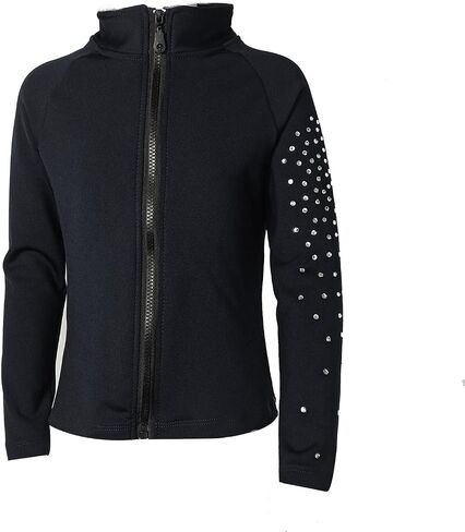 LIUHUO Girls Figure Skating Training Jacket - Elegant Ventilated Practice Top in Kuwait