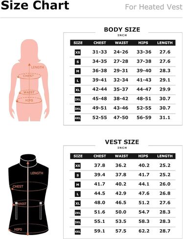 Venustas Women's Heated Softshell Vest with Battery, Slim Fit Water-Resistant Heated Vest for Outdoor Hiking Golf in Saudi Arabia