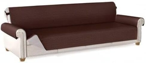 Sofa Cover, Slipcovers Chair Cover, Water Resistant Furniture Protector with Elastic Straps and Non Slip Foams, Couch Sofa Covers for Kids, Pets (Chocolate, 21'' Chair) in Kuwait