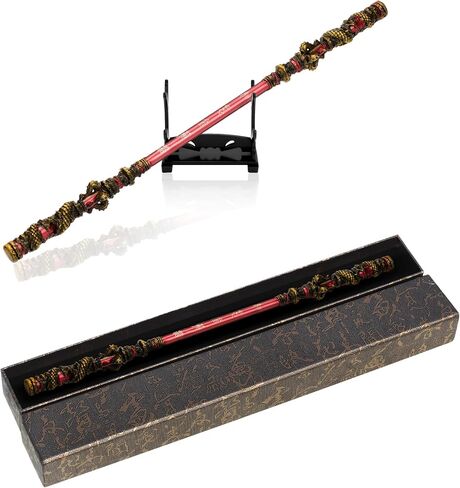 Black Myth: Wukong Weapon Bronzecloud Ruyi Staff Martial Arts Bo Staffs Game Collection Desk Room Decoration Backpack Pendant Gift（30cm/11.8inchs） in Saudi Arabia