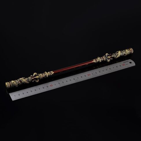 Black Myth: Wukong Magic Golden Cudgel Bronzecloud Ruyi Staff Martial Arts Bo Staffs Game Collection Desk Room Decoration Backpack Pendant Gift for Halloween Christmas Cosplay Donald Trump in Saudi Arabia