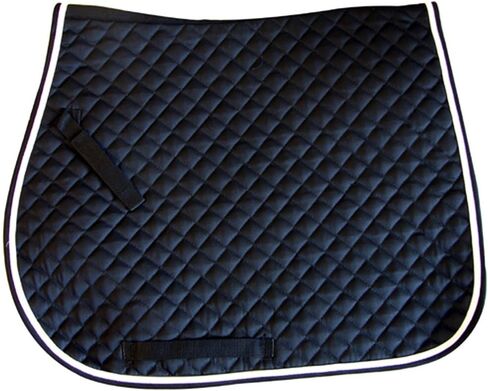 وسادة سرج Exselle لجميع الأغراض للخيول الإنجليزية، مبطنة بأنابيب بيضاء، وبطانة قابلة للفصل، وتبطين مثالي، وتخفيف عالي للذبول، وواقي لمحيط الجسم، وقطن مع حشوة إسفنجية in Kuwait