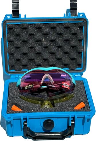 مجموعة نظارات SSP Eyewear Methow للرماية، تتضمن 3 عدسات، وحافظة صلبة، وحقيبة من الألياف الدقيقة، وإطار نظارة باللون الأرجواني in Saudi Arabia