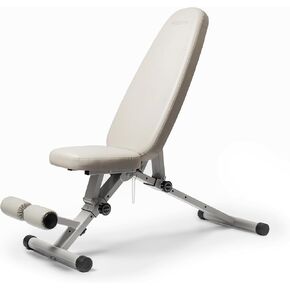Fitness Bench, Adjustable, Collapsible, Comfortable, and Luxurious Home Gym Bench for Strength Training