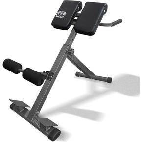 Hyperextension Roman Chair - Adjustable Bench Foldable Exercise Bench Back Extension Machine Roman Chair Exercise Equipment for Home