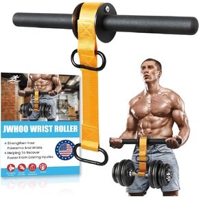 Wrist Roller Forearm Blaster Strengthener - Durable Wrist Roller Forearm Exerciser, Anti-Slip Handles, 165lb Weight Capacity Forearm Roller with Quick Locking, for Hand, Wrist & Forearm Training in Kuwait