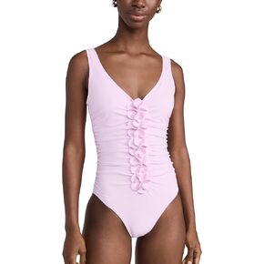 Karla Colletto Women's Tess V Neck Silent Underwire One Piece