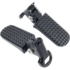 1 Pair of Bike Foot Pegs, Aluminium Alloy Non-Slip Bike Pegs for Folding Bike and Mountain Bike Durable