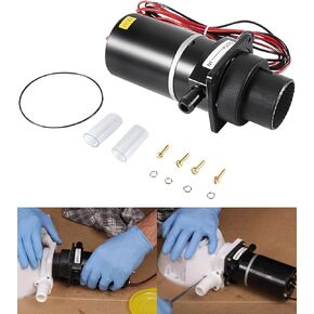 37041-0010 Marine Electric Toilet Macerator Sub Assembly Kit for PAR Electric Marine Toilets Fits for Jabsco 37010-Series 12-Volt