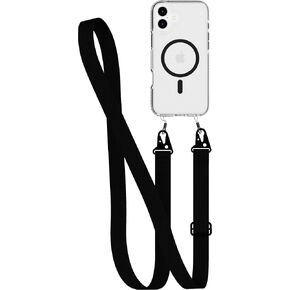 Tech21 EvoCrystal wth Crossbody Lanyard for iPhone 16 Pro - Compatible with MagSafe - Impact Protection Case 15x Military Dtandard Tested - With CrossBody Lanyard -in Gold