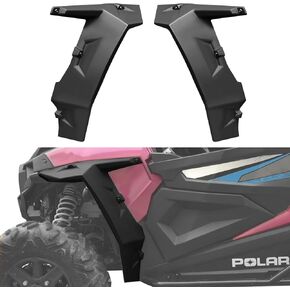 Wider Extended Front & Rear Fender Flares Mud Flaps for Polaris RZR XP/XP 4 1000 2014-2023, Durable Exterior Accessories, 4Pcs