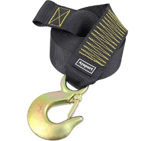 Ayaport Boat Trailer Winch Strap with Hook 2" x 20’ 10000lbs Break Strength Hand Crank Boat Trailer Strap