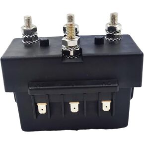 12V 6000W Max Quadrupole 3-Wire Anchor Windlass Reverse Solenoid Control Box for Marine Boat Electric Winch Forklift Control System