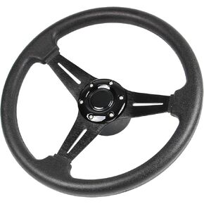 13.8"Marine Boat Steering Wheel with 3/4" Axle Marine Steering Wheel Adapter for Most Marine Boats,Vessels,Yachts,Seastar and Verad, etc