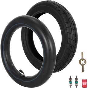 JIAYAN 12-1/2 x 2-1/4 Tire and Inner Tube,12.5 x 2.25 Kids Bike Tire for RoyalBaby,Joystar,Dynacraft and Electric Scooters,Kids Bike & Balance Bike Tube