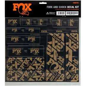 FOX Racing Shox Fork & Shock Decal Kit Kashima, One Size