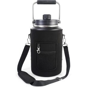 1 Gallon Jug Holder Compatible with Yeti/RTIC One Gallon Jugs, Carrier/Pouch Sleeve for Outdoor Camping, Hiking,Gym