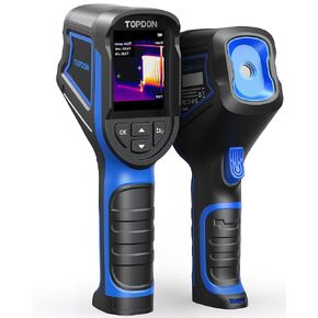 TOPDON TC004 Mini Handheld Thermal Imaging Camera, 240*240 Resolution with TISR, -4°F to 842°F, 15-Hour Battery Life, 128*128 IR Resolution, 25Hz Infrared Camera, High/Low Temp Alerts, Auto Shutdown