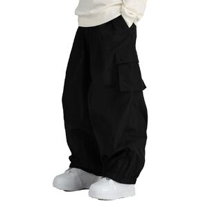 Mens Baggy Cargo Ski Pants Super Baggy Snowboard Snow Pant Women Insulated Loose Pant Sports Waterproof